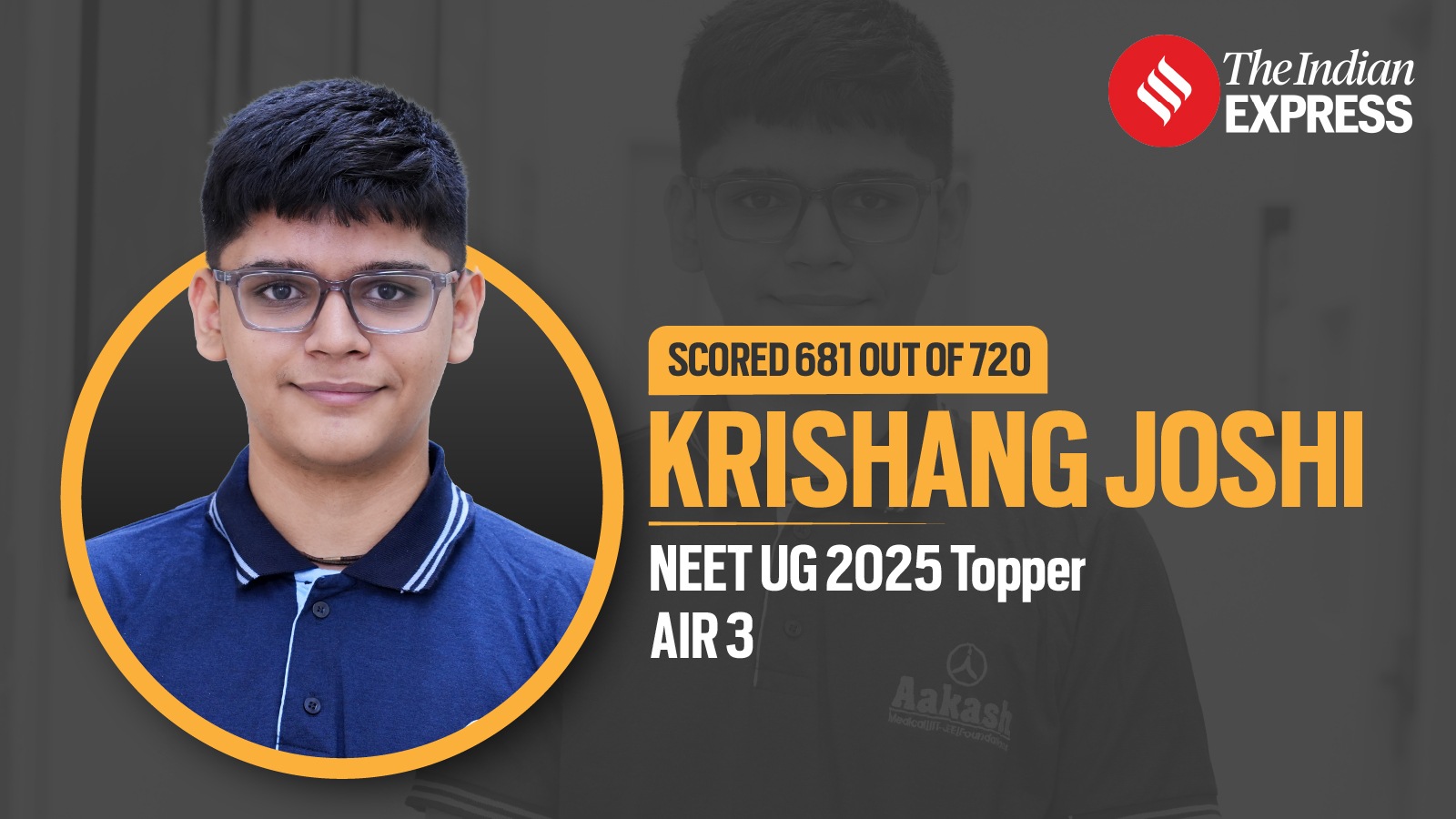 ‘Pune’s Krishang Joshi bags AIR 3 in NEET UG 202025 exam